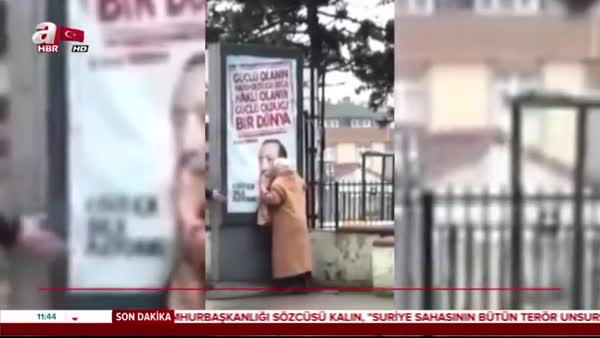 Sosyal medyada Erdoğan'a olan sevgisi konuşulan yaşlı teyzeyi A Haber buldu!