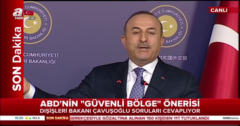 Mevlüt Çavuşoğlu Afrin ile ilgili soruları yanıtladı