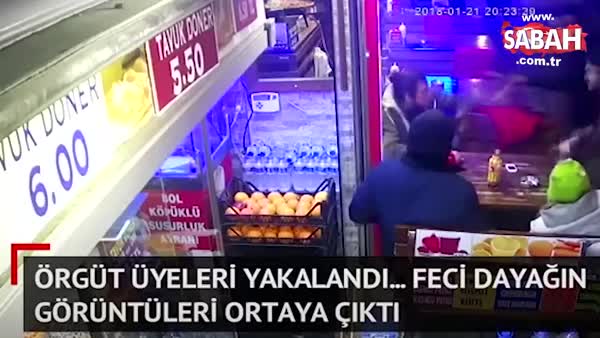 Terör örgütü yandaşlarından Kadıköy'ün ortasında isyan ettiren dayak