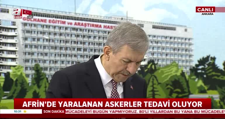 Sağlık Bakanı Demircan, yaralı askerlerimizi ziyaret etti