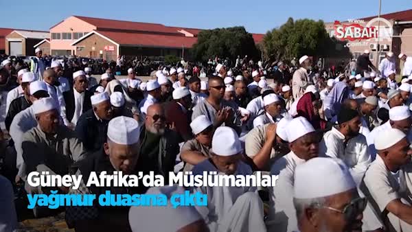 Güney Afrika’da Müslümanlar yağmur duasına çıktı