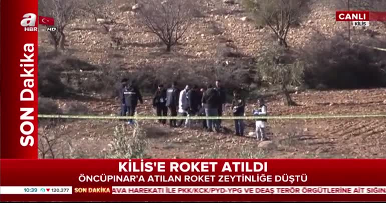 Terör örgütü PYD/PKK mensuplarınca Kilis'e yönelik roketli saldırı yapıldı