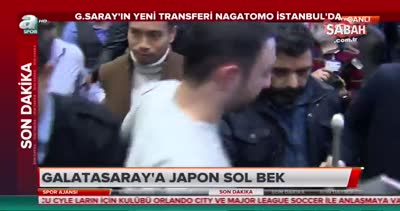 Galatasaray’ın yeni transferi Yuto Nagatomo İstanbul’a geldi