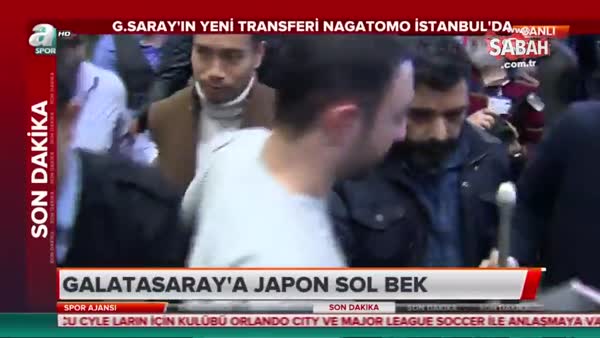 Galatasaray'ın yeni transferi Yuto Nagatomo İstanbul'a geldi