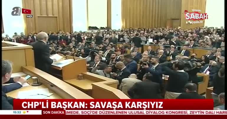 CHP'li Başkan: Afrin harekatına karşıyız!