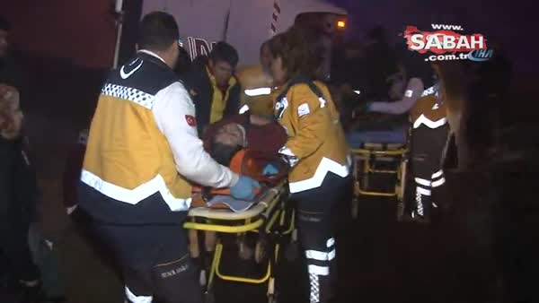 Konya’da yolcu otobüsü devrildi 11 yaralı
