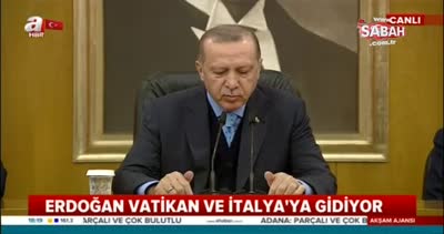 Erdoğan’dan Vatikan’a hareketinden önce flaş açıklamalar