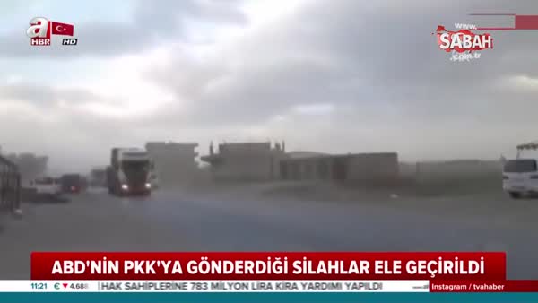 ABD'nin PKK/PYD’ye gönderdiği silahlar ele geçirildi