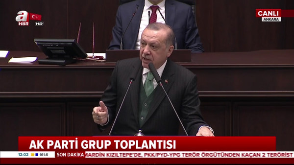 Cumhurbaşkanı Erdoğan AK Parti Grup Toplantısı'nda konuştu