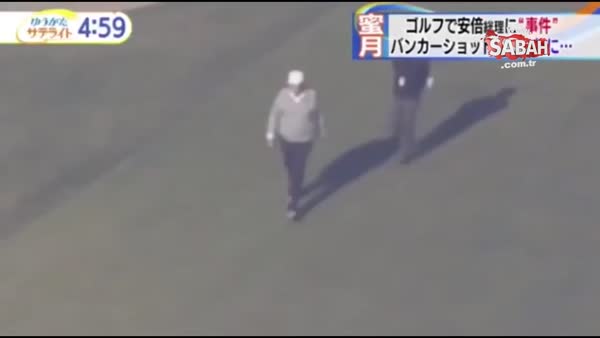 Şoke eden olay: Japon Başbakanı Şinzo Abe, ABD Başkanı Trump ile golf oynarken...