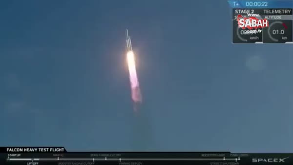 Dünya bu anı bekliyordu! Falcon Heavy fırlatıldı!