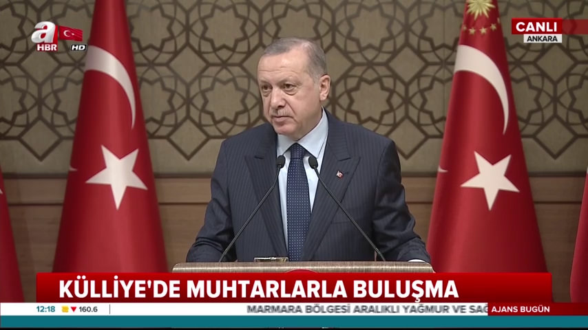 Cumhurbaşkanı Erdoğan, 45. Muhtarlar Toplantısı’nda önemli açıklamalarda bulundu