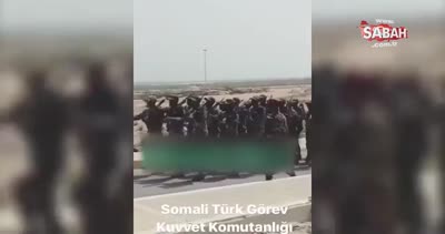 Somalili askerlerden ’İzmir marşı’