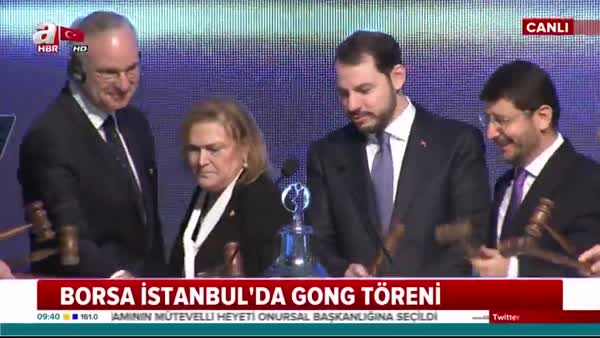 Borsa İstanbul'da gong töreni!