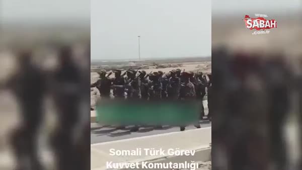 Somalili askerlerden 'İzmir marşı'