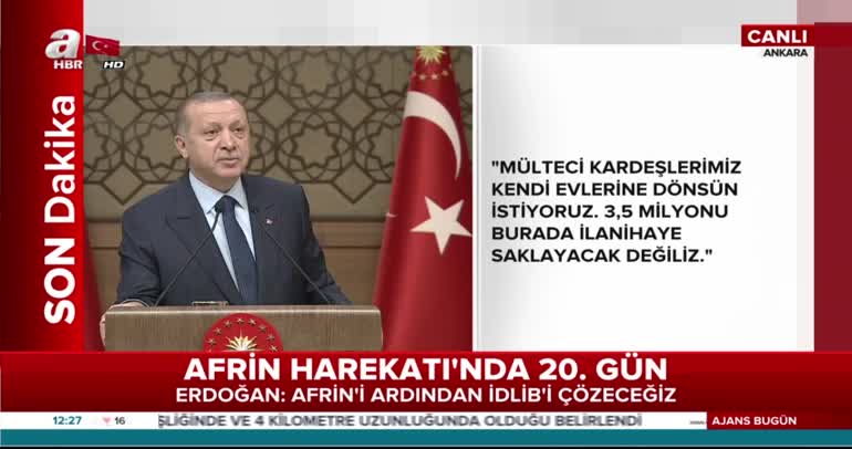 Cumhurbaşkanı Erdoğan'dan Kılıçdaroğlu'na hodri meydan