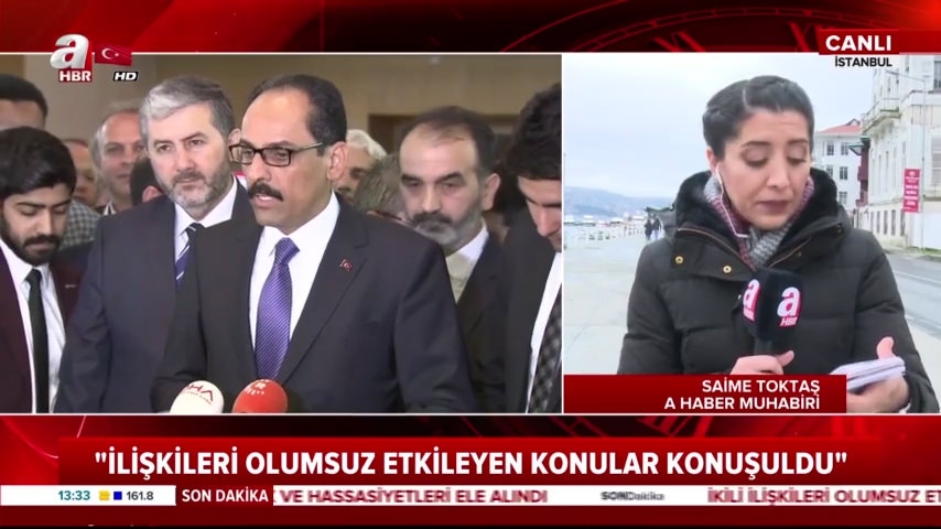 Cumhurbaşkanlığı Sözcüsü Kalın'dan kritik görüşme!