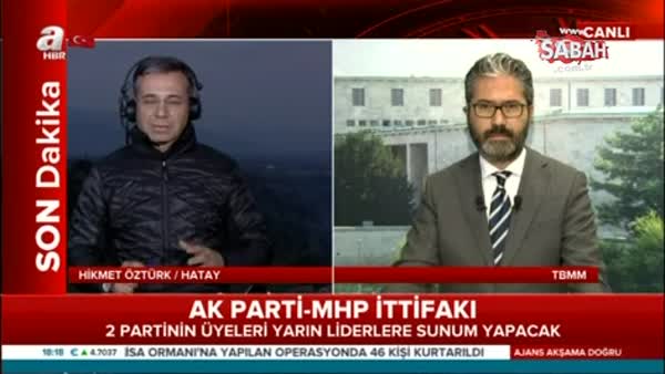AK Parti MHP ittifakında yeni gelişme