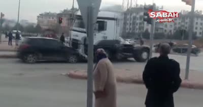 Konya trafik magandası TIR sürücüsü, aracındaki ’Aslan ağzı’ figürü sayesinde yakalandı!