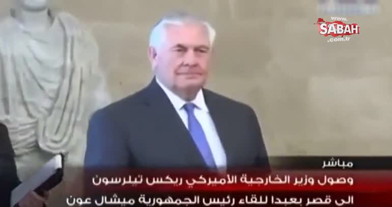 ABD Dışişleri Bakanı Rex Tillerson'a canlı yayında büyük şok!