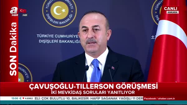 Dışişleri Bakanı Mevlüt Çavuşoğlu'nda S400 hava savunma sistemi açıklaması!