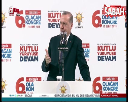 Cumhurbaşkanı Erdoğan'dan Eskişehir'de flaş açıklamalar