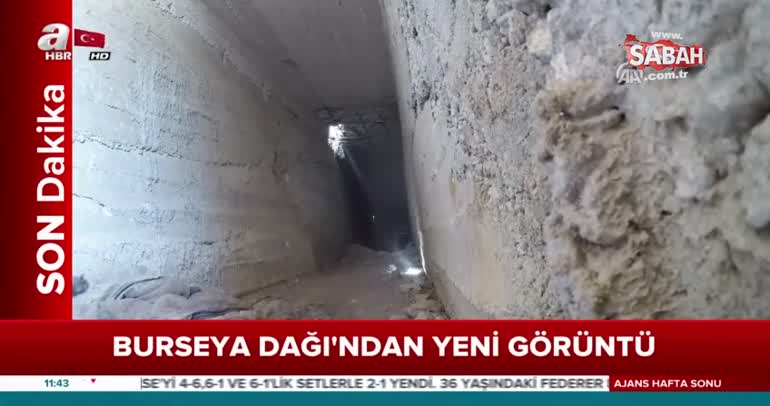 Burseya Dağı'ndan yeni görüntü! Teröristlerin sızma girişimi böyle engelledi