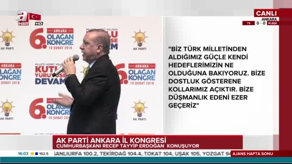 Cumhurbaşkanı Erdoğan: Hem müzakere ederiz hem operasyonlarımızı sürdürürüz