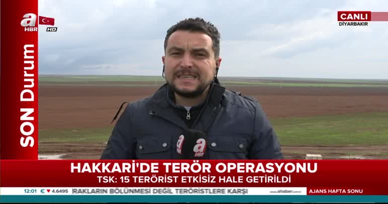 Hakkari'de terör operasyon: 15 terörist öldürüldü