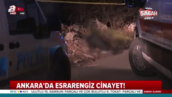 Ankara’da esrarengiz cinayet!