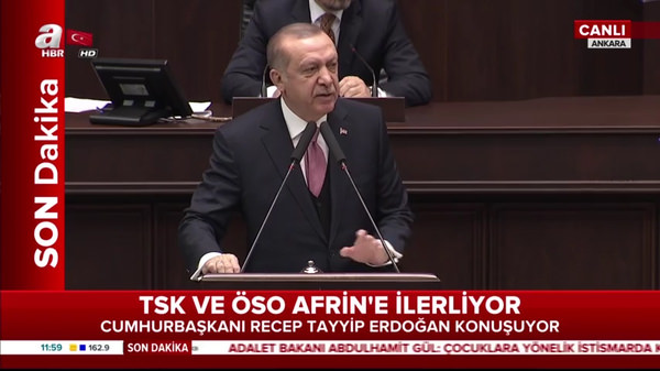 Cumhurbaşkanı Erdoğan, AK Parti Grup Toplantısı'nda gündeme ilişkin açıklamalarda bulundu
