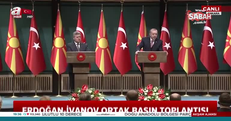 Cumhurbaşkanı Erdoğan ortak basın toplantısında konuştu