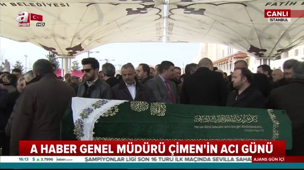 A Haber Genel Müdürü Çimen'in acı günü