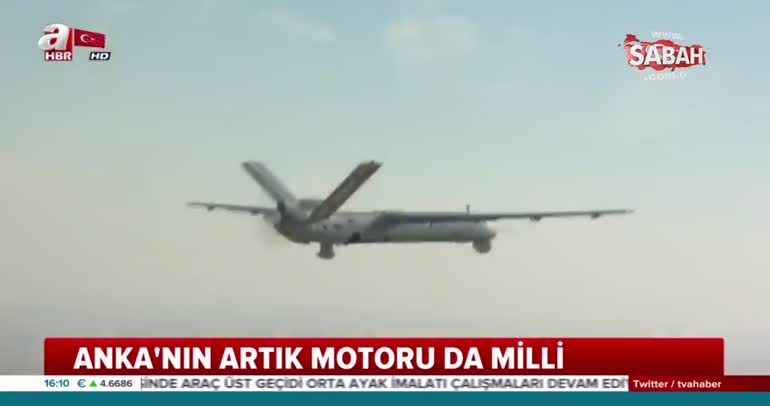 ANKA'nın artık motoru da milli