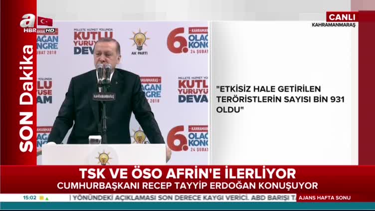 Cumhurbaşkanı Erdoğan: "Bunlar bir milletin küllerinden yeniden dirilişidir"