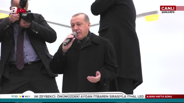 Cumhurbaşkanı Erdoğan'dan Şanlıurfa'da önemli açıklamalar