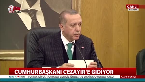 Cumhurbaşkanı Erdoğan Afrika turu öncesi Atatürk Havalimanı'nda konuşuyor konuştu