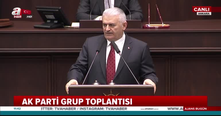 Başbakan Binali Yıldırım, AK Parti Grup Toplantısı'nda konuştu