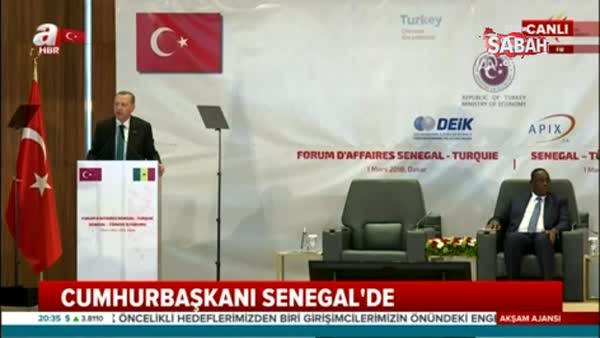 Cumhurbaşkanı Erdoğan: Afrika'yı sömürmek değil beraber büyümek istiyoruz