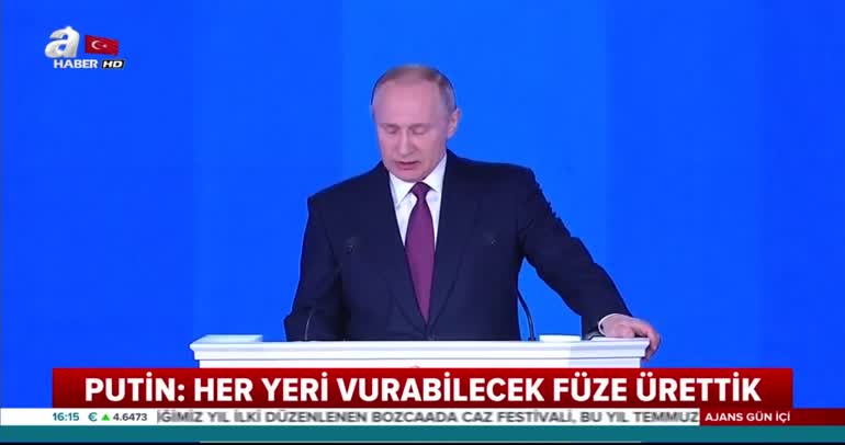 Putin Rusya'nın yeni nükleer silahlarını anlattı