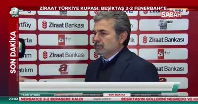Fenerbahçe Teknik Direktörü Aykut Kocaman canlı yayında isyan etti! Hakemler...