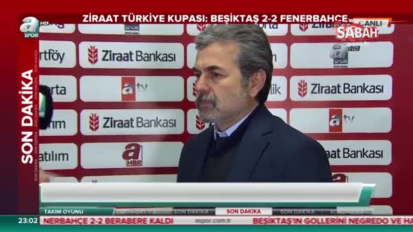 Fenerbahçe Teknik Direktörü Aykut Kocaman canlı yayında isyan etti! 