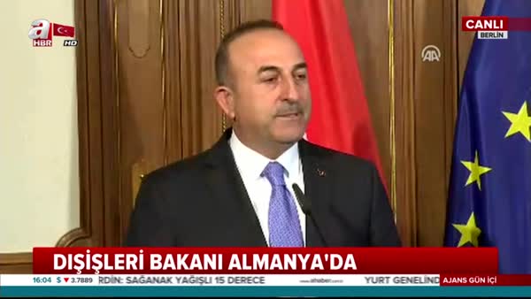 Dışişleri Bakanı Çavuşoğlu, Alman Mevkidaşı Gabriel ile soruları cevapladı