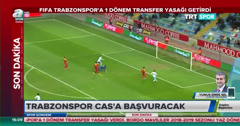 FIFA'dan Trabzonspor'a transfer yasağı