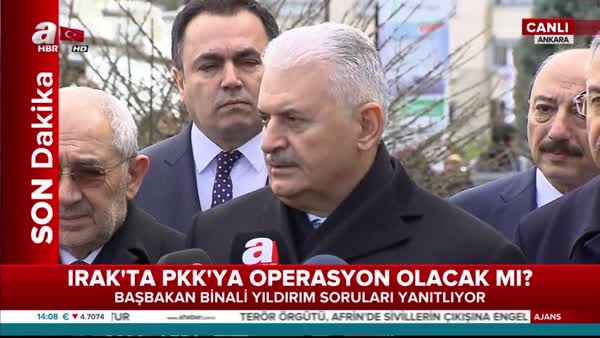 Başbakan Binali Yıldırım açıkladı: Irak'ta PKK'ya operasyon olacak mı?