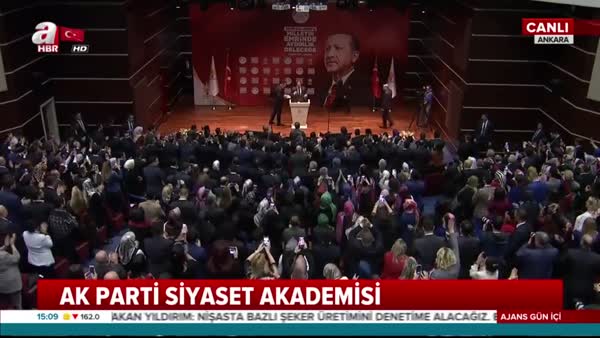 Cumhurbaşkanı Erdoğan, AK Parti Siyaset Akademisi toplantısının açılışında konuştu