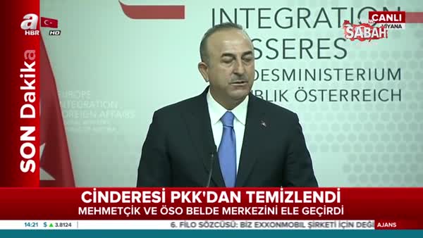 Dışişleri Bakanı Mevlüt Çavuşoğlu'ndan Afrin harekatı açıklaması