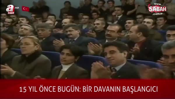 15 yıllık dev yolculuk bugün başladı... Erdoğan mecliste!