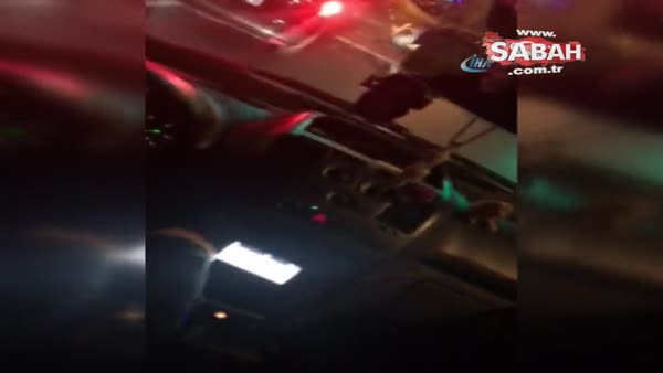 Harbiye'de taksici dehşeti