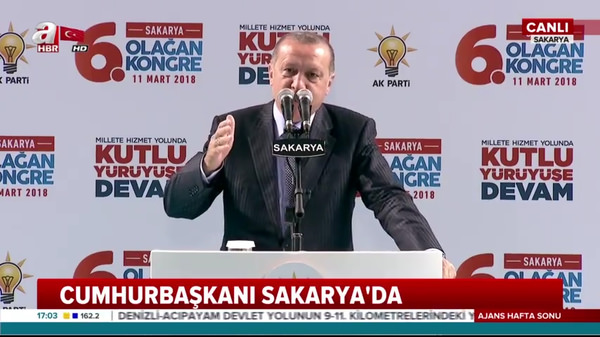 Partisinin Sakarya İl Kongresi'nde konuşan Cumhurbaşkanı Erdoğan'dan flaş açıklamalar!